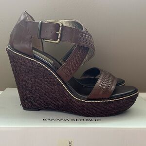 Banana Republic Wedge Sandals